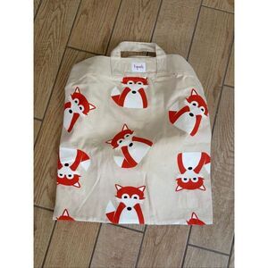 3 Sprouts Convertible Toy Storage Bag and Portable Play Mat Fox Pattern